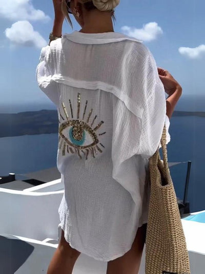 Evil Eye | Casual Shirt voor Dames - Bayuna - 9