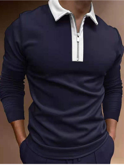 Cello™ Slim Fit Polo Shirt met Rits - Wavess